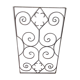 Old iron grid