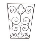 Old iron grid