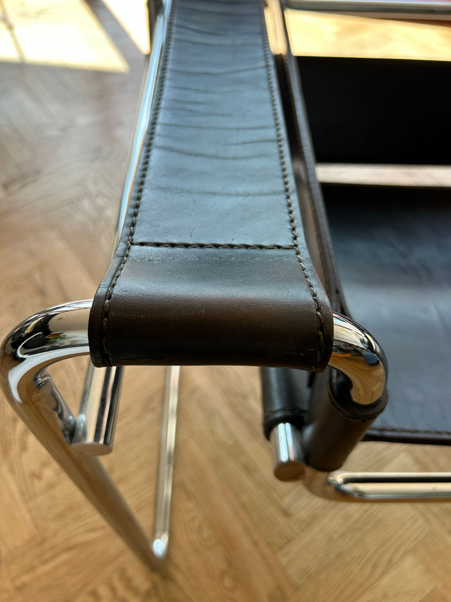 Wassily B3 chair by Marcel Breuer, Gavina edition