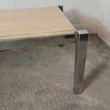 Table basse travertin vintage