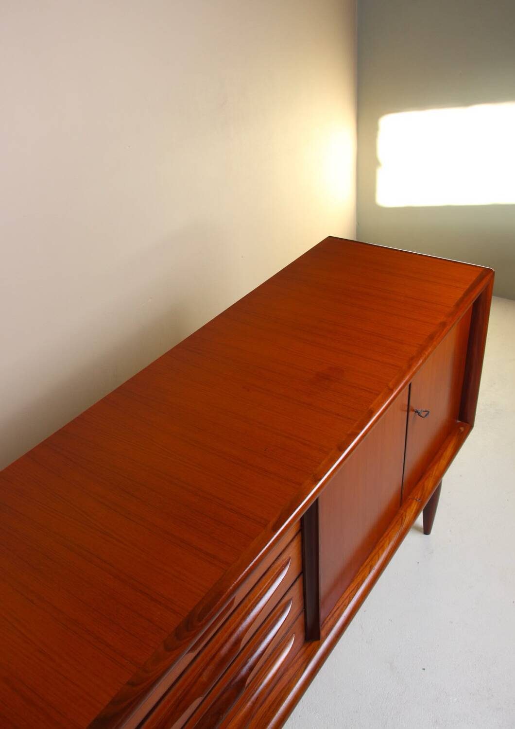 Scandinavian teak sideboard 1960 1970 Denmark