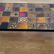 Roche Bobois French ceramic coffee table 1970s Vintage
