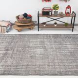 Gray handmade vintage rug 174x294cm