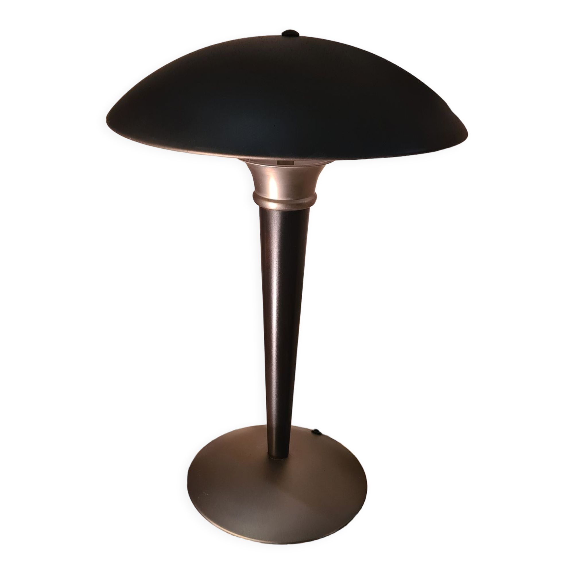 Mushroom lamp (said liner), h41 x l31, matt black