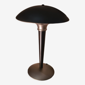 Lampe champignon (dit paquebot), h41 x l31, noir mat