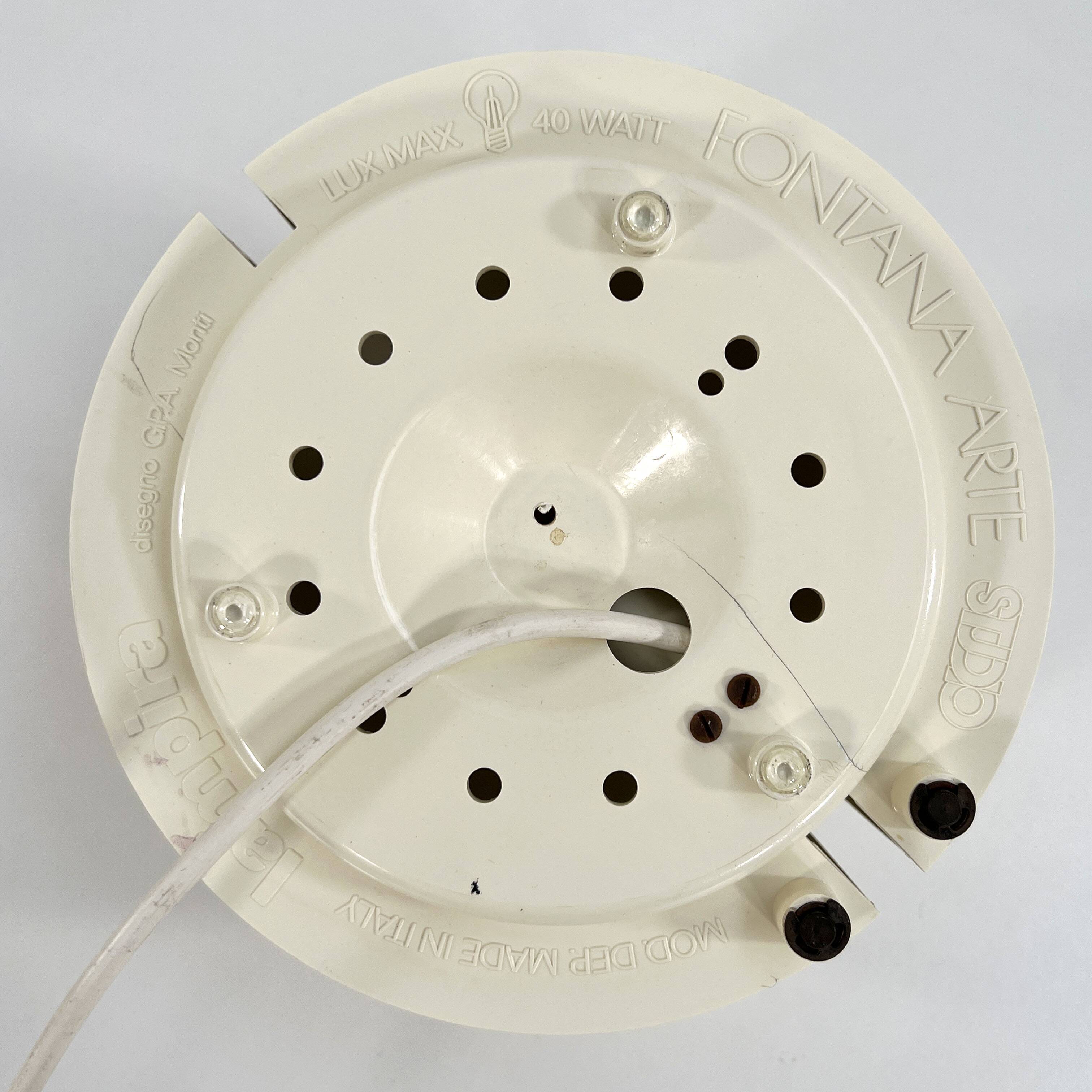 Lampira wall light by G. Piero & A. Monti for Fontana Arte, 1970