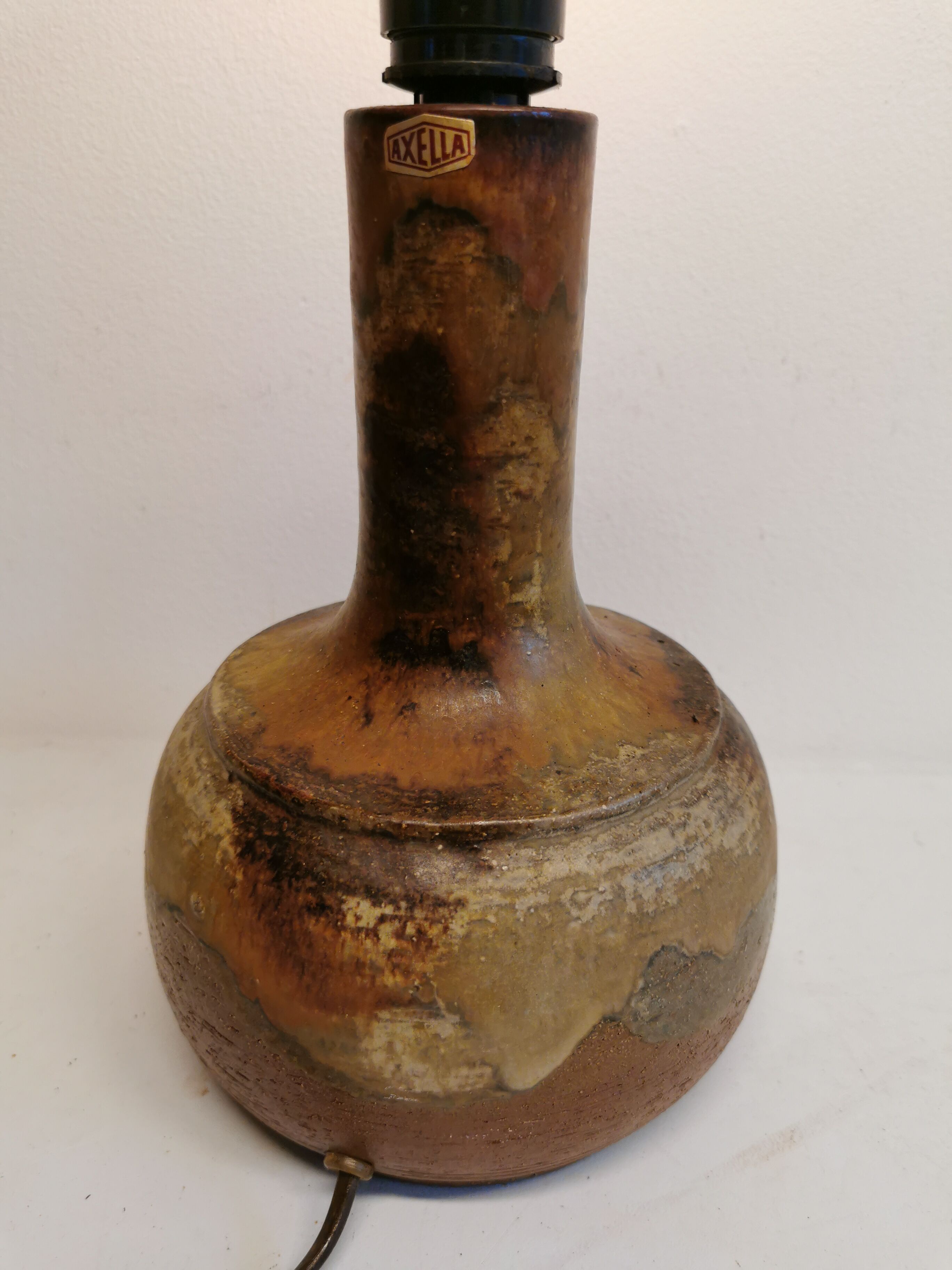 Ceramic table lamp from Danish Axella, 1960