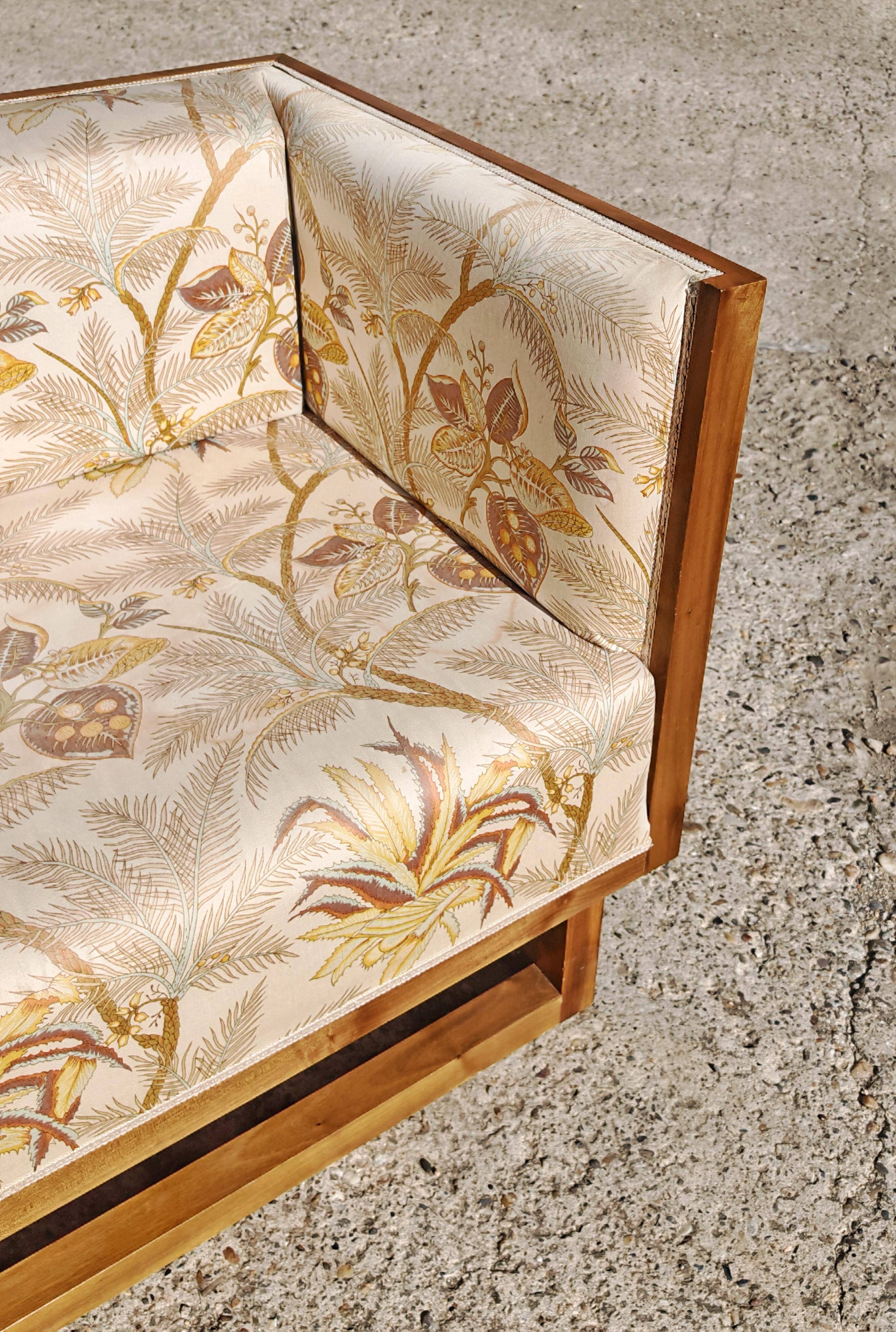 Jugendstil canapé by Josef Hoffmann 1902 by Wittmann 1980s