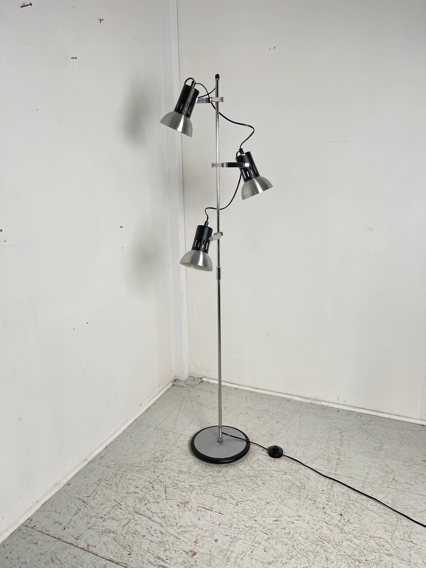 Lampadaire 3 spots années 80