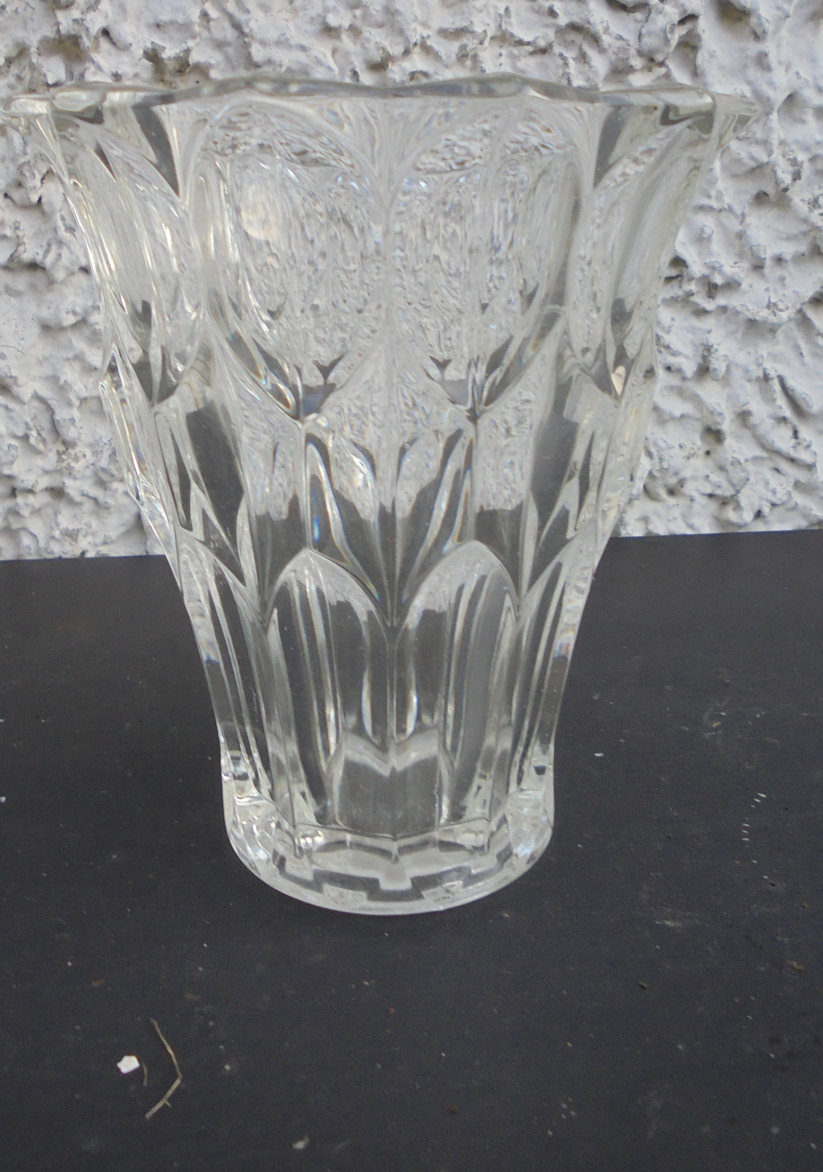 Vintage glass vase