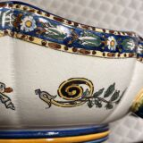 Melonniere in fine polychrome earthenware from Gien