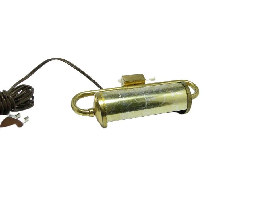 ACJ Wall Light for Picture, mid-century modern, brass, Poland, 1950s