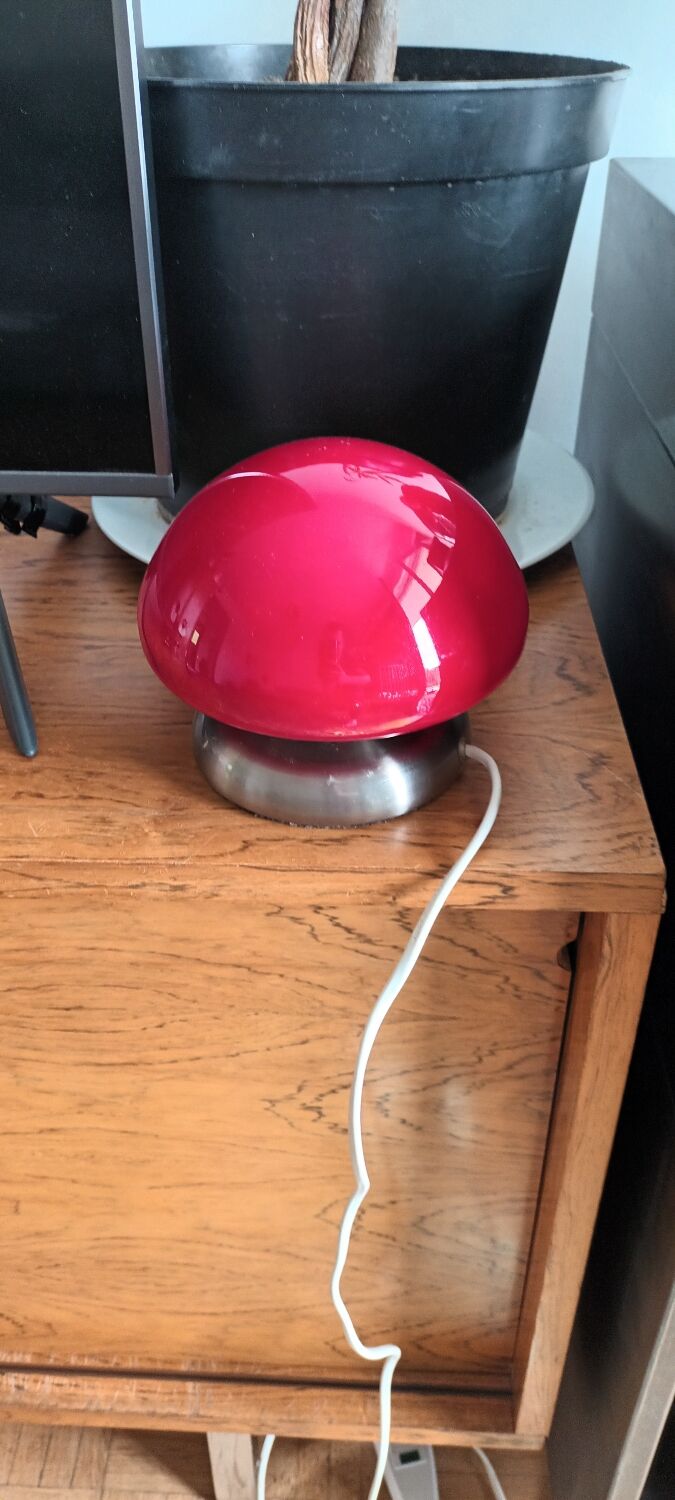 Vintage UFO mushroom lamp