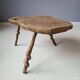 Antique French tree trunk side table, circa 1920s