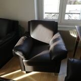 Puhlmann leather sofa with two armchairs