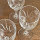 8 crystal stem glasses model Lude