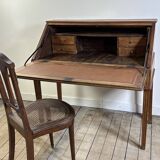 Cherrywood drop-leaf secretary from the late 19th century