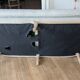 2 high-end Louis XV benches with poufs