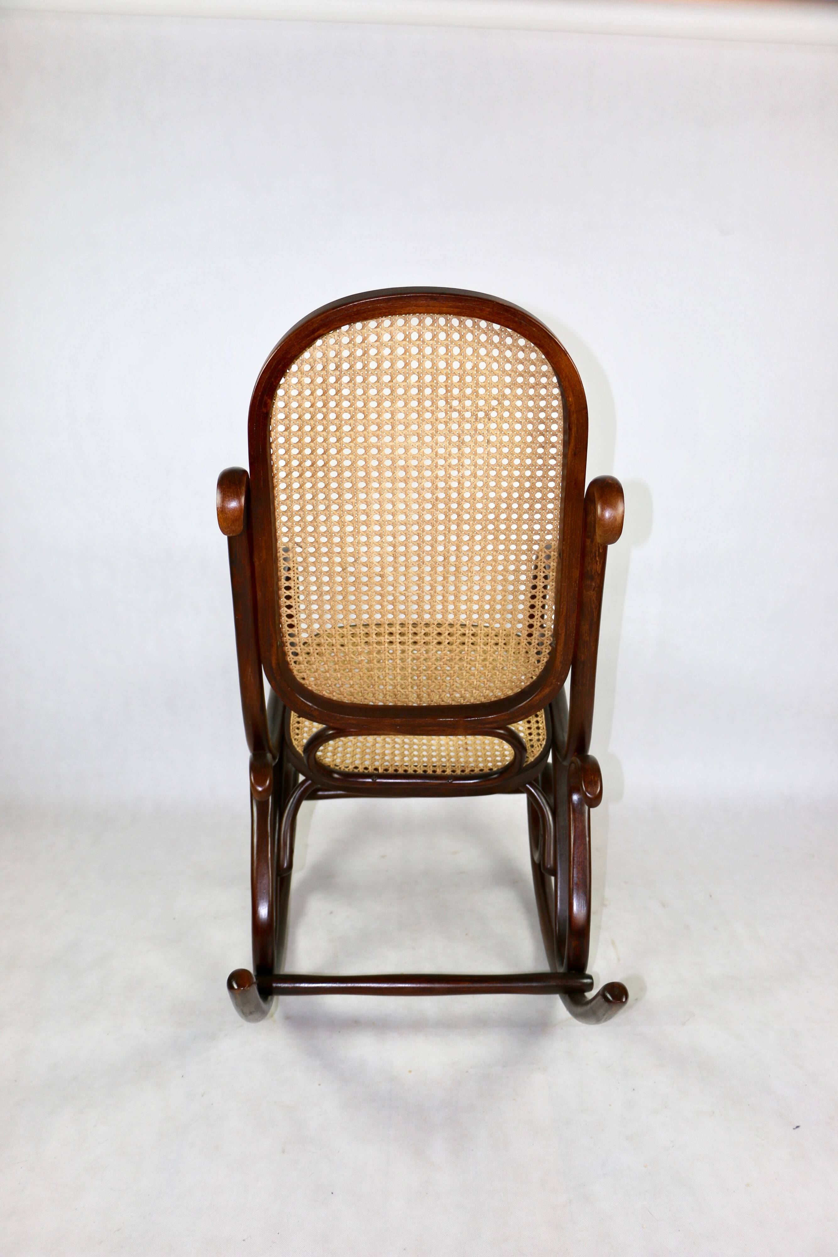 Vintage Brown Rocking Chair