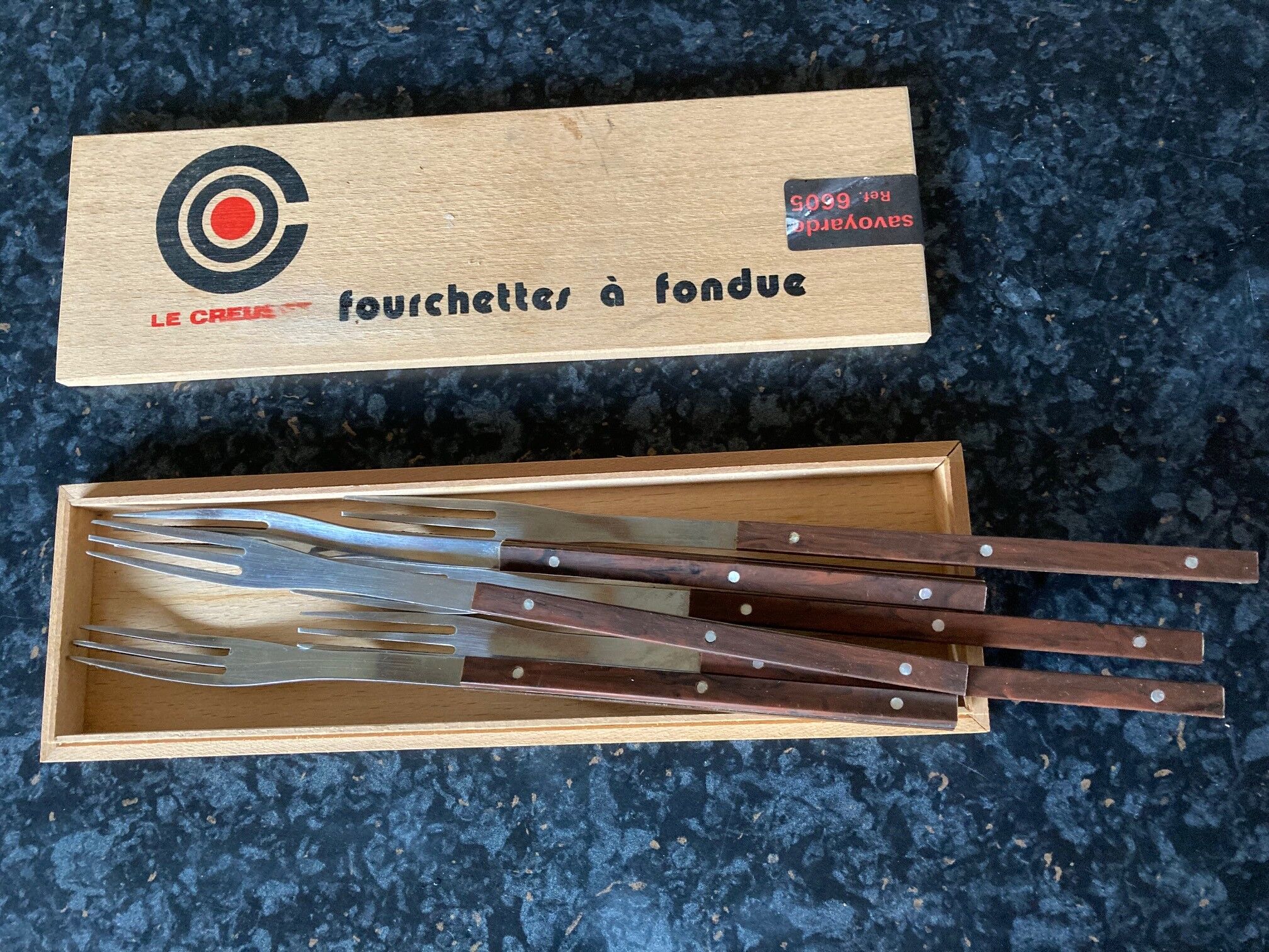 6 fourchettes de fondue