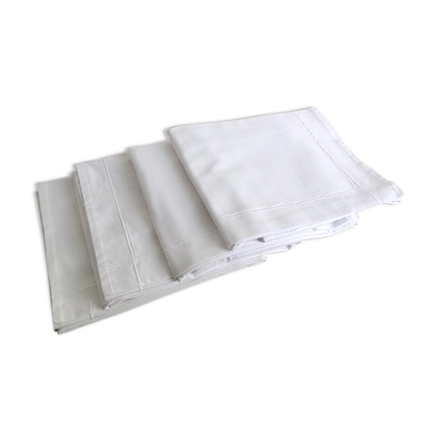 Pillowcases in flax and cotton