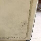 MATTEO GRASSI leather armchair with cushion