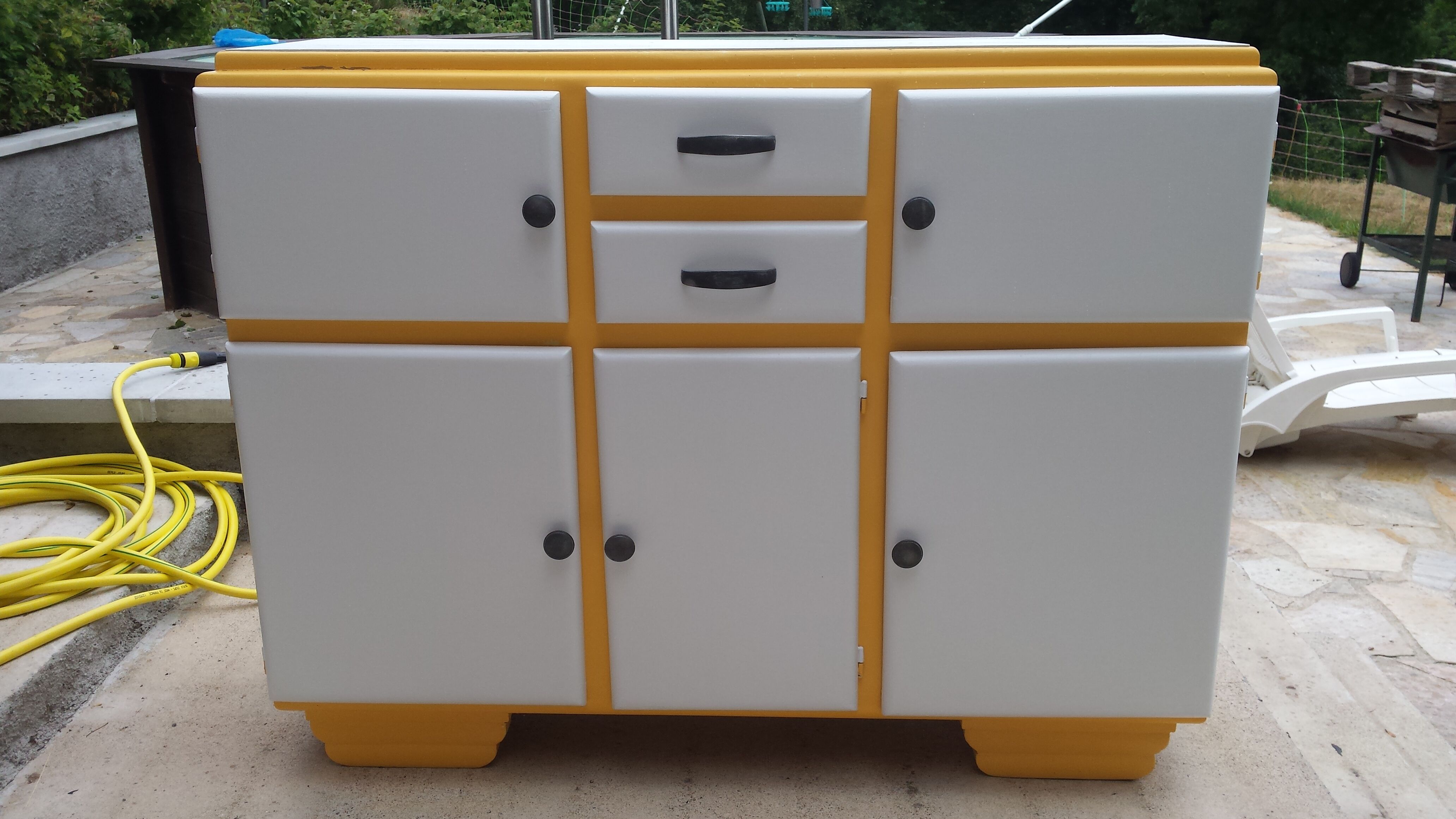 buffet Mado honey color, golden oak