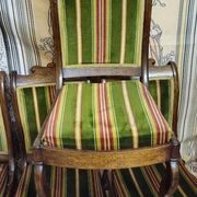 Set of six Charles X period chairs, finely marquetry in rosewood.
