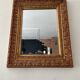 Old Beveled mirror in gilded wood