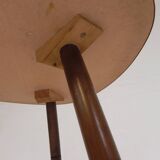 Table d'appoint triangulaire vintage, table basse, trépied