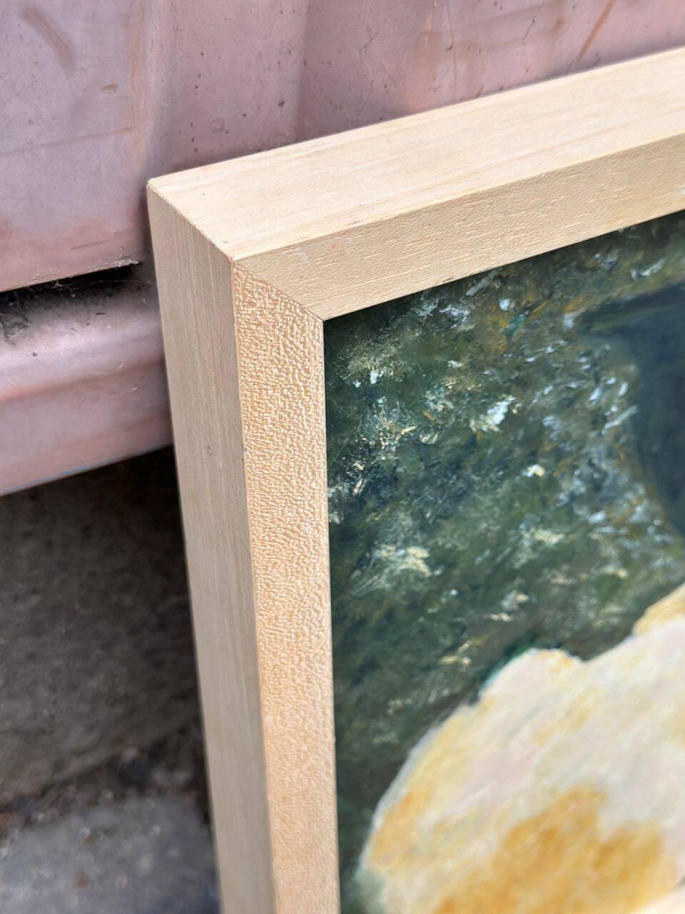 5 tableaux, reproductions peintes à la main hommage à Gustav Klimt