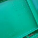 Vintage Tresch green plastic bottle box