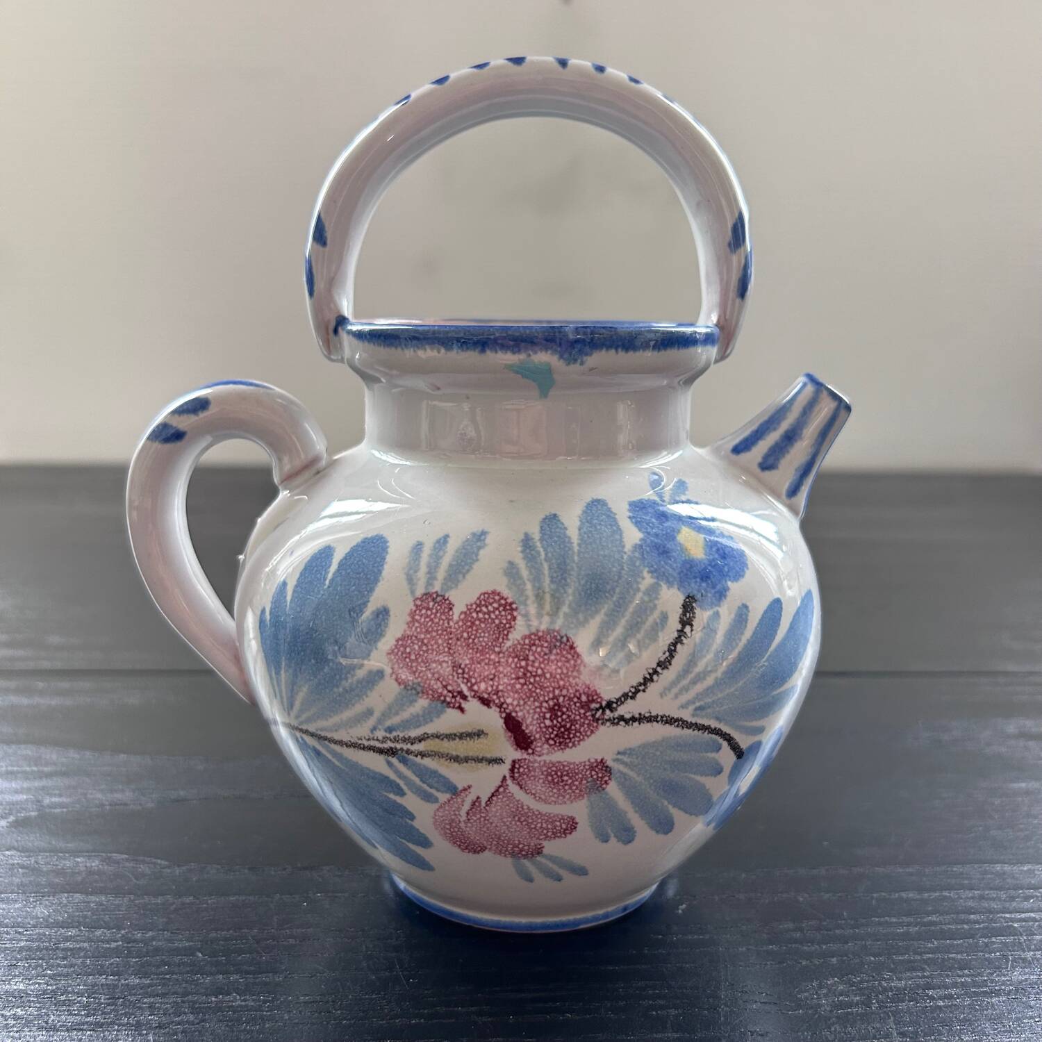 Jug with floral decoration