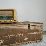 Old wooden trunk