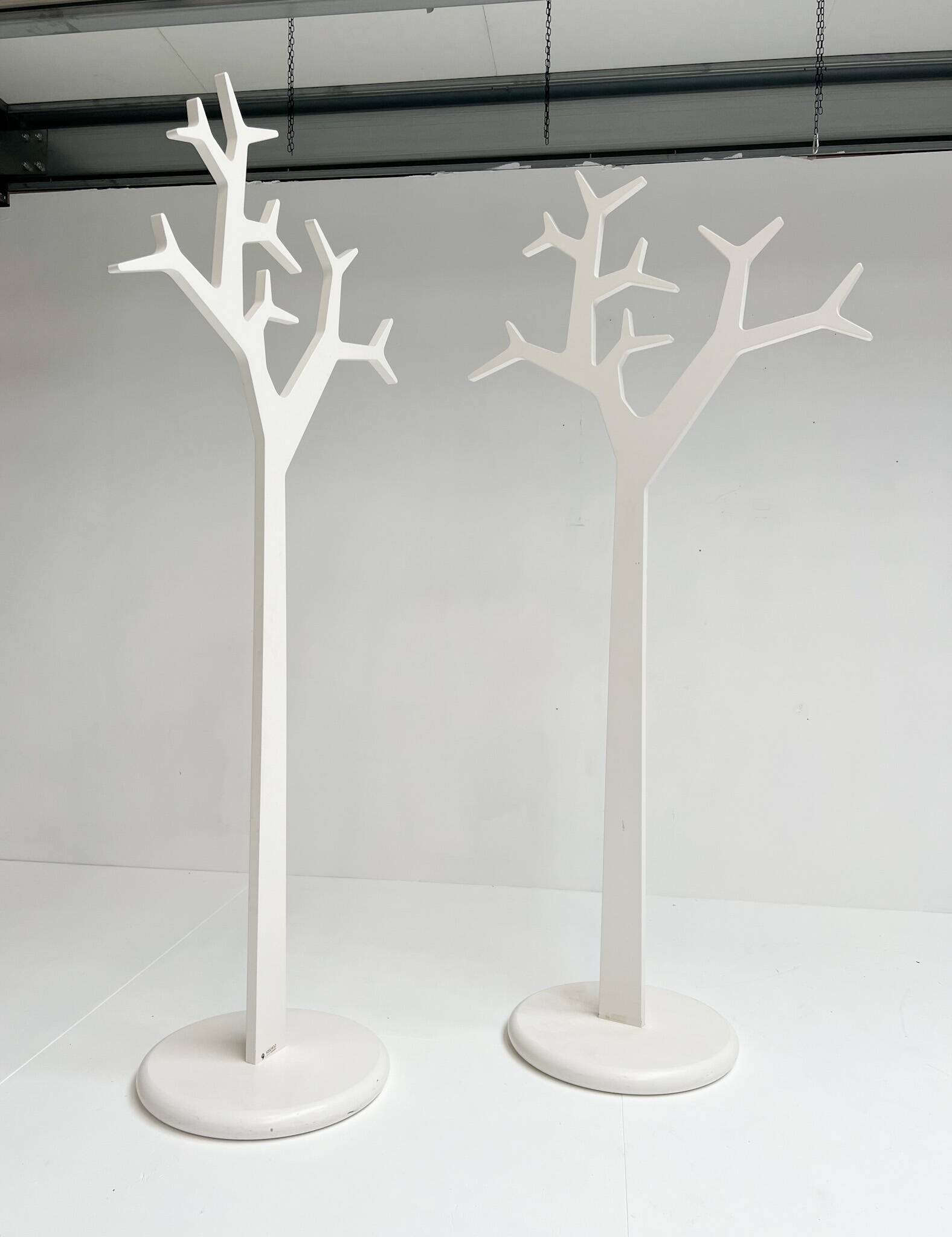 Wooden 194 cm high Swedese Tree coat rack, after 2000
