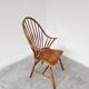 Windsor chair with high spindled back, beech, 1950s.