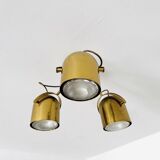 Adjustable Brass Spot Ceiling Lamp by Florian Schulz