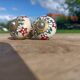 Retro door knobs in genuine sandstone