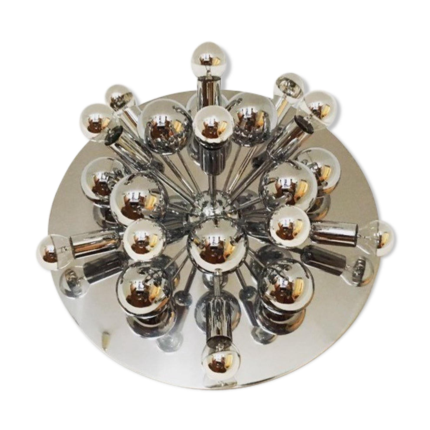 Mid Century Modern Sputnik wall lamp or flush light by Cosack