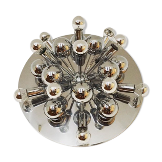 Mid Century Modern Sputnik wall lamp or flush light by Cosack