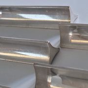 Huit porte-couteaux Boulenger en métal argenté art déco