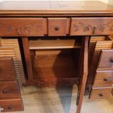 Meuble de salon merisier massif