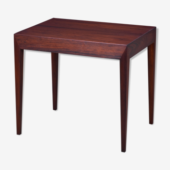 Side Table with Drawer in Rosewood by Severin Hansen for Haslev Møbelsnedkeri, 1950s