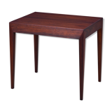 Side Table with Drawer in Rosewood by Severin Hansen for Haslev Møbelsnedkeri, 1950s