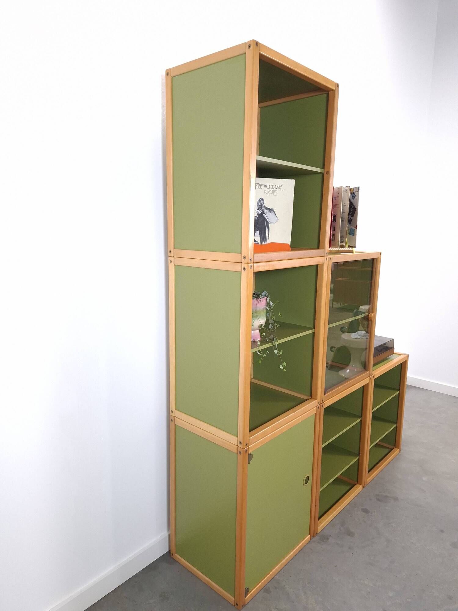 Design Flötotto Profilsystem Modulaire Kast – 6 Delen – Groen Beuken, Lp