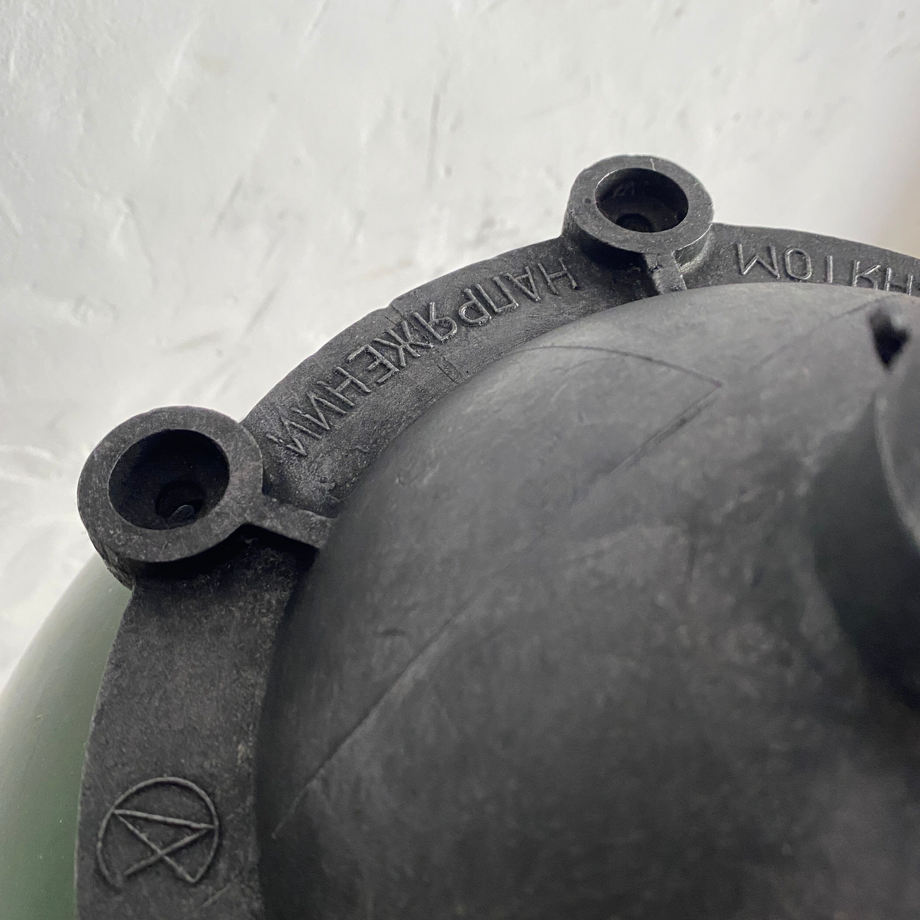 Old industrial hanging lamp