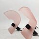 Set of 2 Mayo glass table lamps 1980s