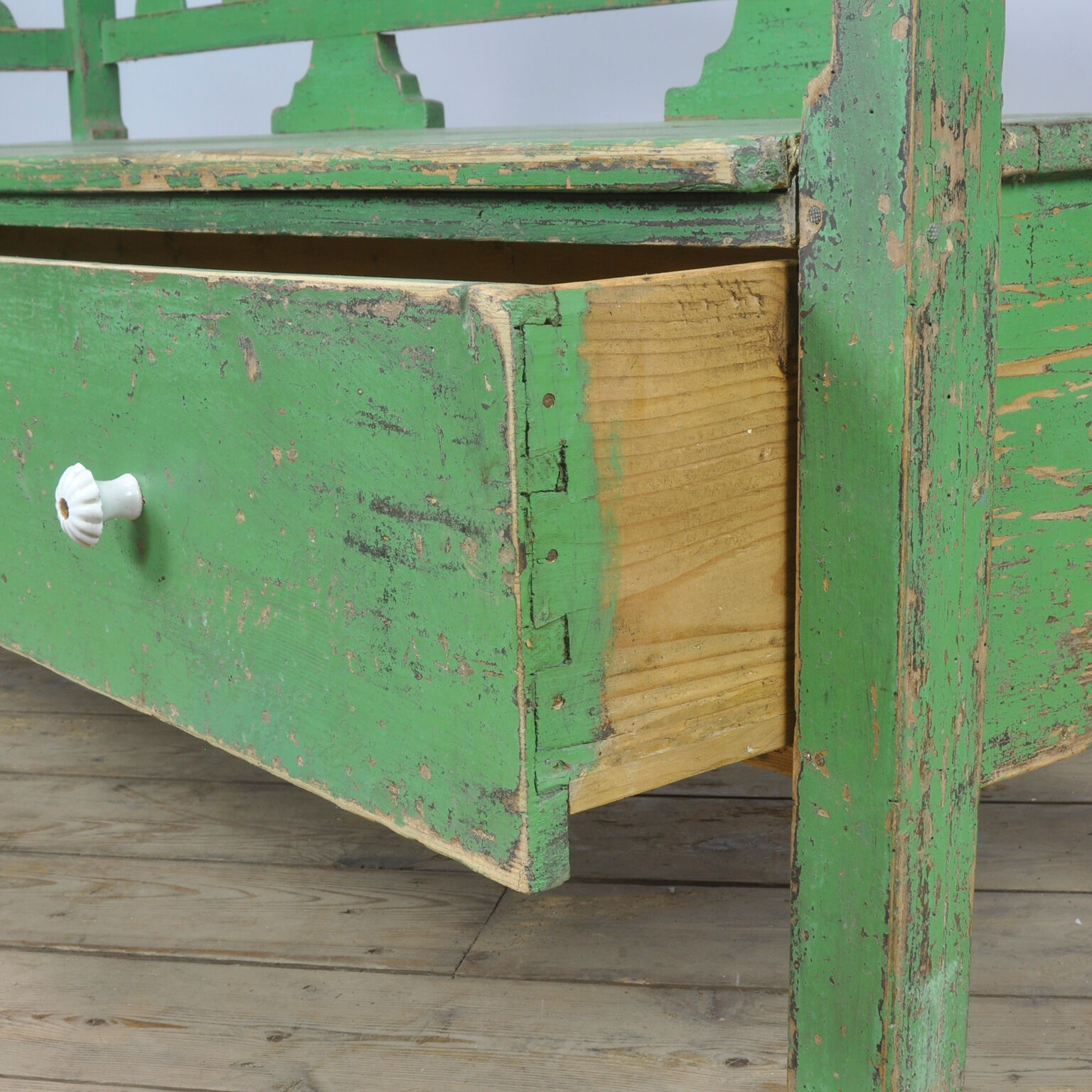 Antique box bench, 1920's