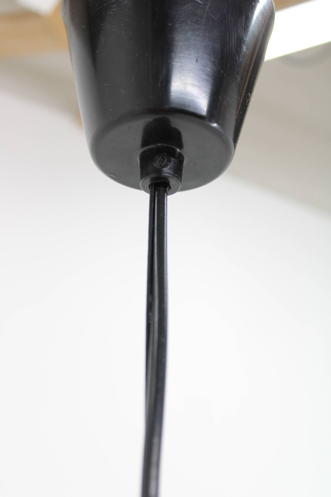 Suspension italienne en verre, années 1970