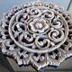 Antique wall panel 30 cm in carved wood / Origin Thailand